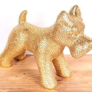DOG golden schnauzer figurine